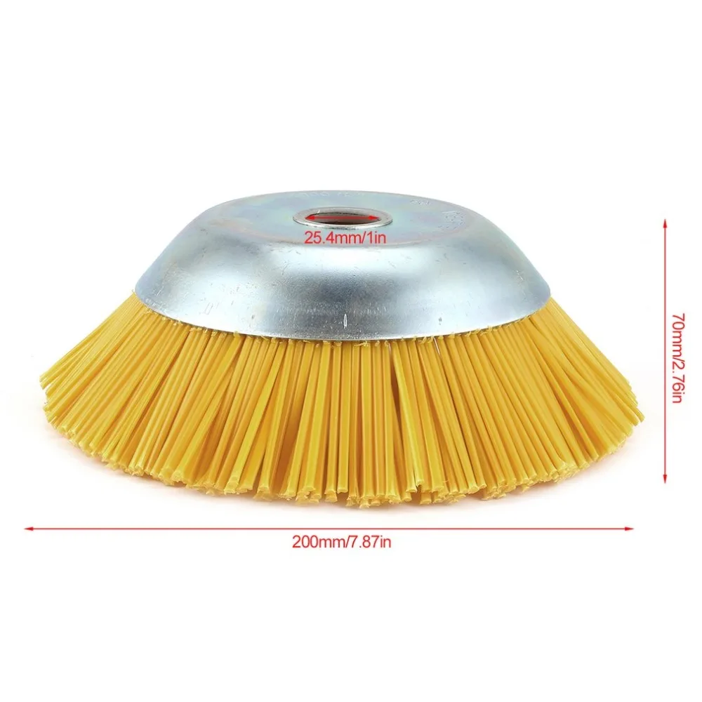 

PREUP Nylon Weed Brush Universal Trimmer Brush Head Cutter Durable Garden Tools Outer Diameter 200mm Inner Hole 25.4mm
