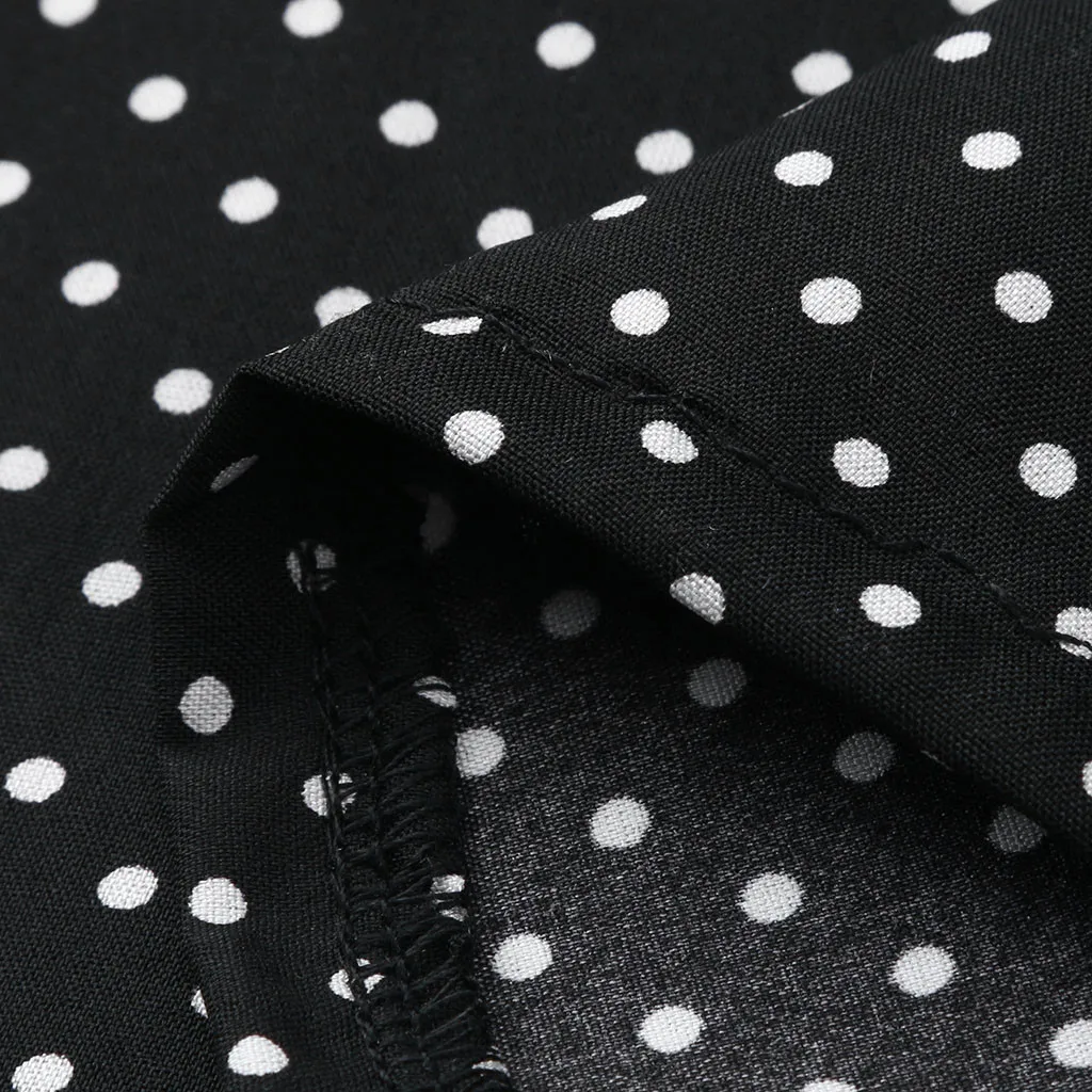 Летние женские платья для грудного вскармливания в стиле бохо с принтом горошек