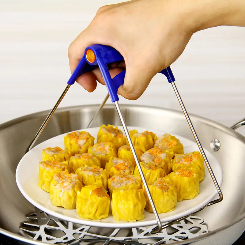 ОРЗ Нержавеющая сталь зажим для блюд кишечника тарелки кастрюли зажимы