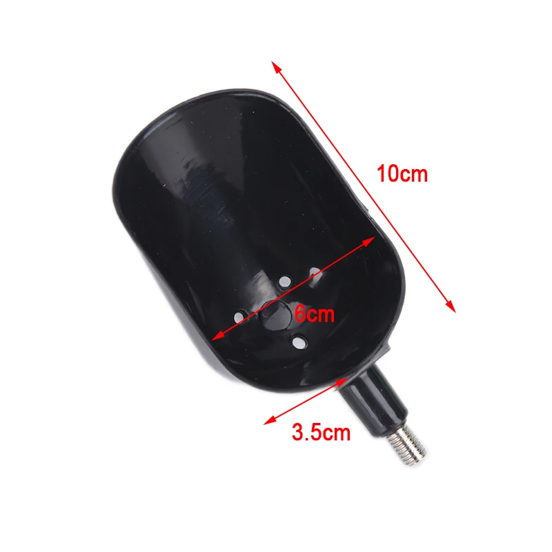 1PCS Sturdy Plastic Bait Casting Scoop for Feeding Particles Boilies Carp Fishing Fish Bait Tool 33g/67g Thread Toss Throw Spoon