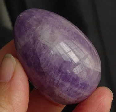 Натуральный Аметист с камнем яйцо ручная часть мечта Кристалл Яйцо голубь | Дом и