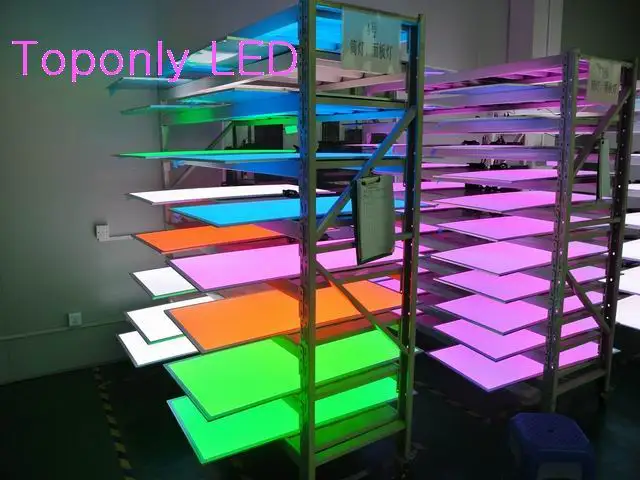 36 Вт 595*595 мм rgb smd полноцветная светодиодная осветительная панель с пультом