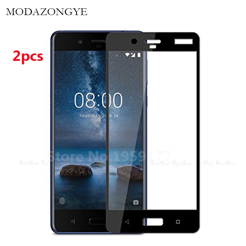 2 шт закаленное стекло для Nokia 8 Защита экрана Nokia8 TA 1012 защита полное покрытие