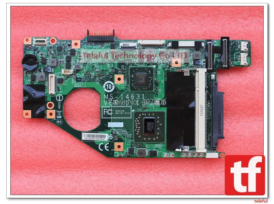 Бесплатная доставка материнская плата для MSI X430 MS-14631 Ver : 1.1 модель Hot на продажу |