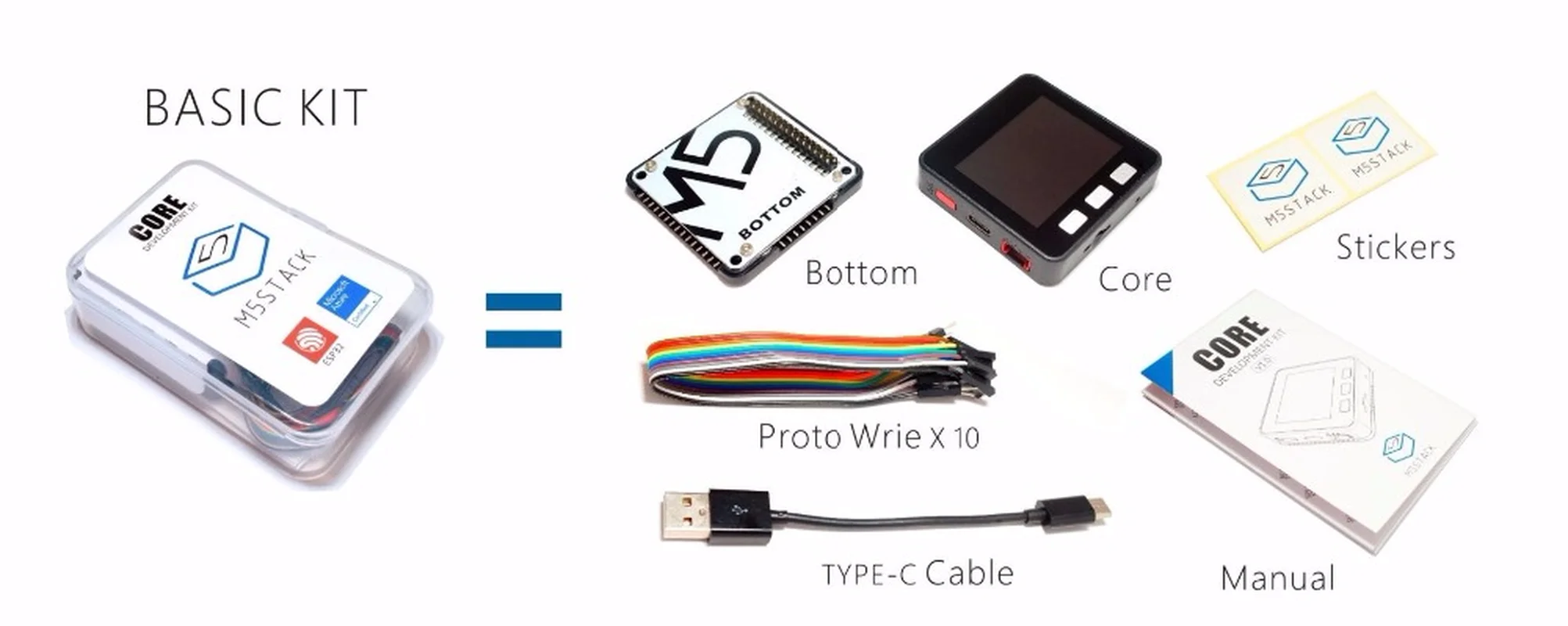 1 шт. ESP32 Базовый комплект для разработки ядра расширяемый микроконтроль Wifi BLE IoT