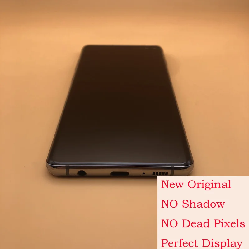 ЖК-дисплей с рамкой для SAMSUNG Galaxy S10 G973 G973F дисплей S10+ S10 Plus G975 G975F сенсорный экран дигитайзер S10E