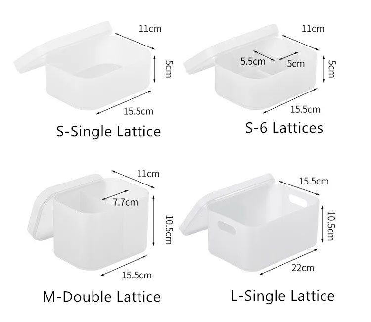 FASOTY настольная коробка для хранения косметики пластиковый матовый отсек с