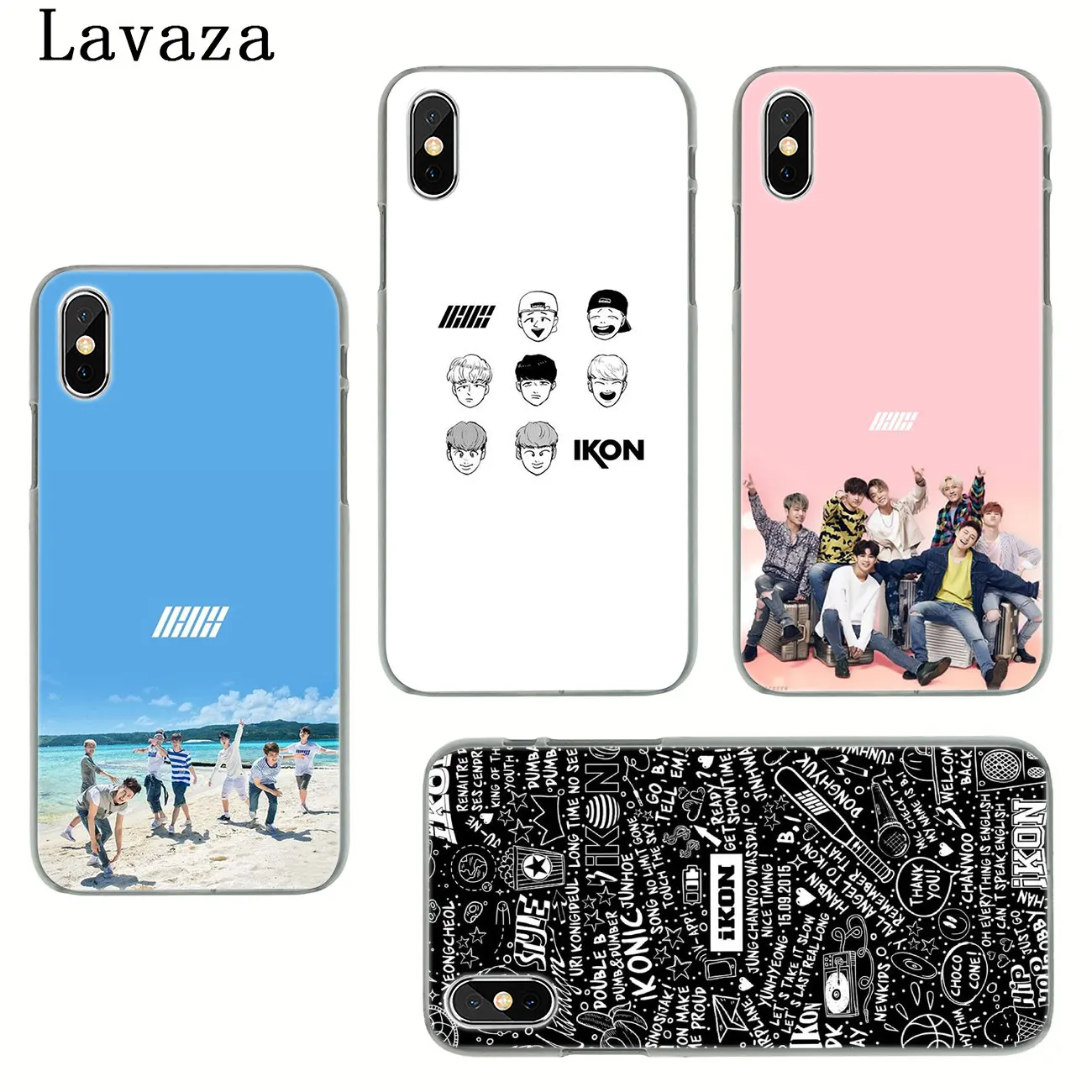 Жесткий чехол для телефона Lavaza ikon kpop music для iPhone XR X 11 Pro XS Max 8 7 6 6S 5 5S SE 4S 4 10