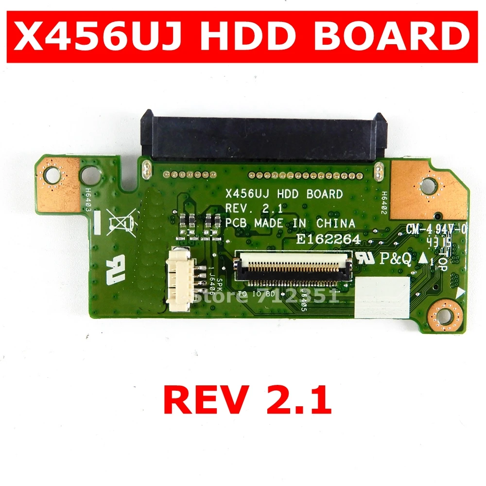 X456UJ HDD плата REV 2 1 Для ASUS X456 X456U материнская для ноутбука разъемы ввода вывода тест