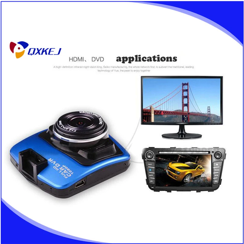 Трейншоу Автомобильная камера DVR GT300 настоящий Full HD 1920*1080P цифровой видео