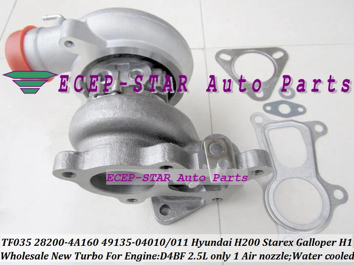Бесплатная доставка TF035 28200 4A160 49135 04010 04011 турбо для HYUNDAI H200 Starex Galloper H1 D4BF 2.5L|turbo