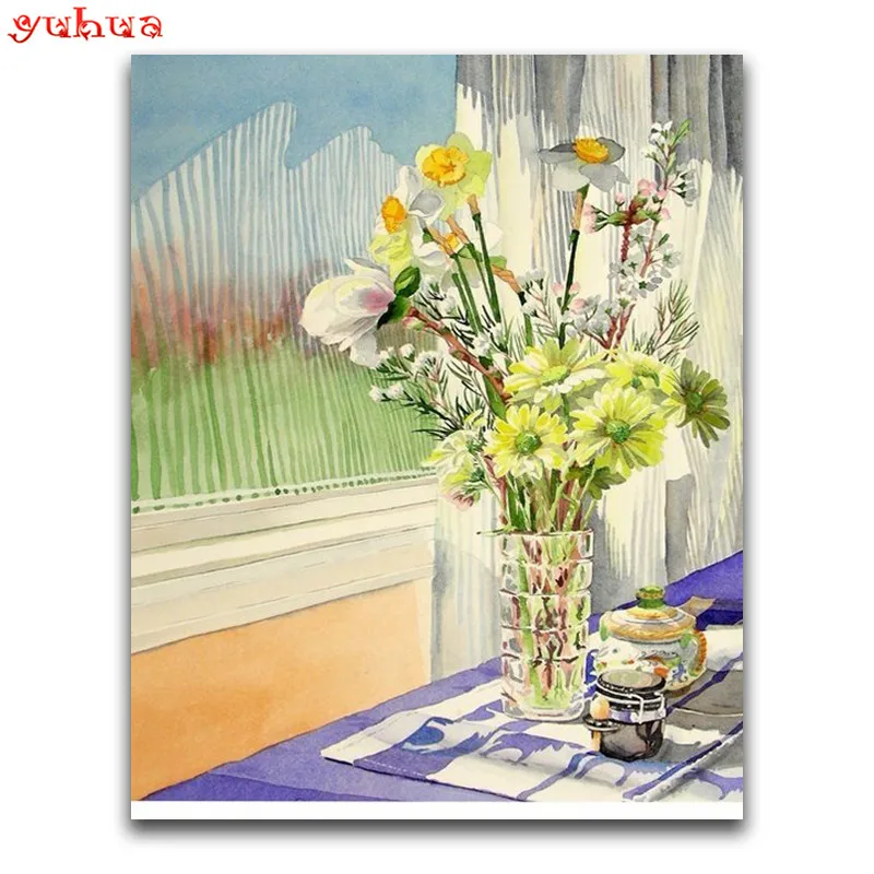 Full Round Diamond mosaic color rose 5D DIY painting Cross stitch decoration Square embroidery flower | Дом и сад