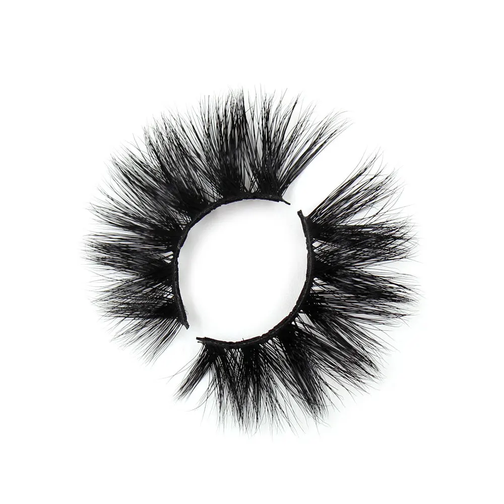 LEHUAMAO 25mm Eyelashes 3D Mink False Eyelash Long Wispy Fluffy Curly Lashes Cruelty Free Natural Lash Dramatic False Eyelashes - Цвет: G16