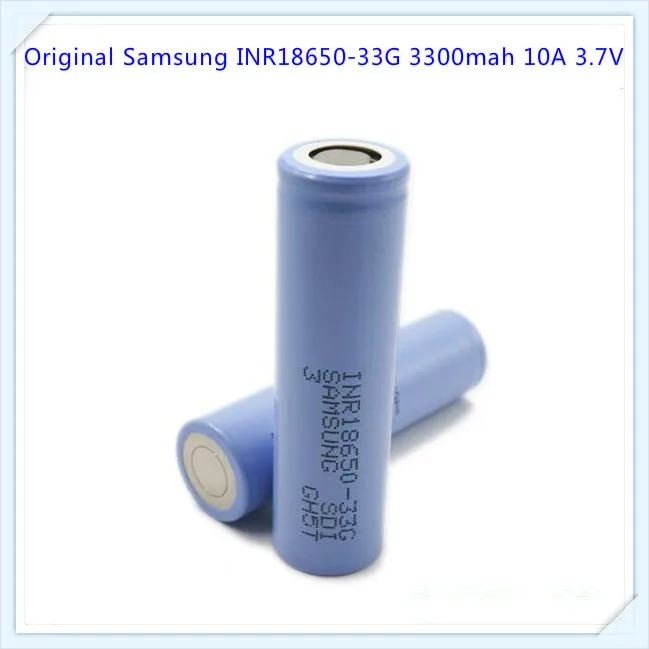 100% оригинал для Samsung INR18650 33G 3300 мАч 10A батарея электронной сигареты 3 7 В литий