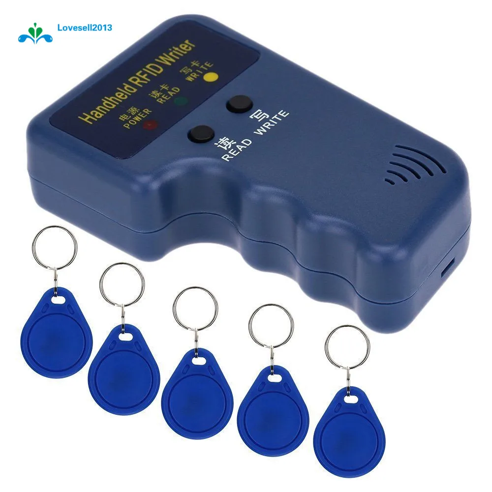 Идентификационная карта 125 кГц одночастотная машина ручной RFID Дубликатор