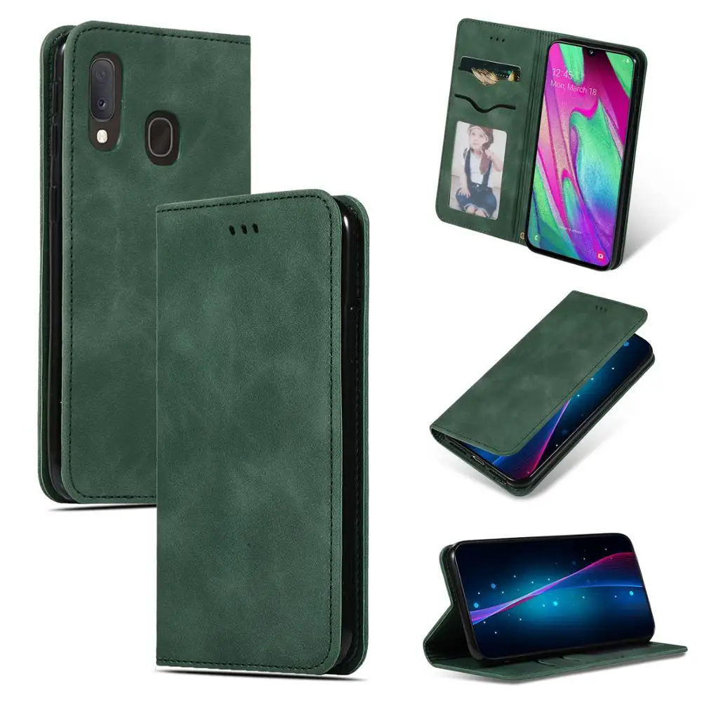Роскошный кожаный чехол для samsung galaxy A10 20 30 40 50 70 7 8 9 2018 Star Pro A20E 202F 10E J4 J6plus лучший