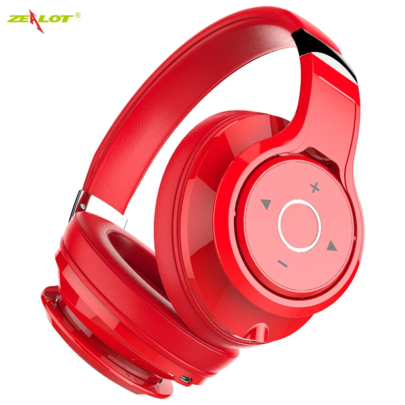 ZEALOT B22 Bluetooth гарнитура глубокий бас Bluetooth беспроводные Накладные наушники с микрофоном Handsfree наушники для мобильного телефона, ПК