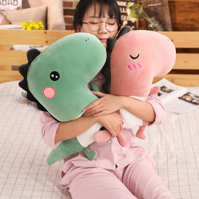 

2018 New Plush Dinosaur Pillow Cushion Stuffed Animals Dragon Dolls For Children Birthday Gifts