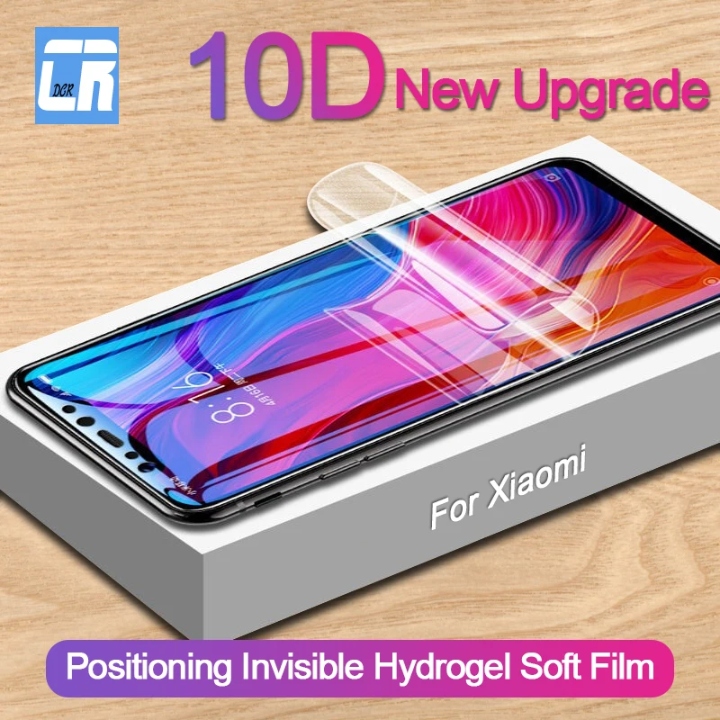 10D Edge мягкая Гидрогелевая пленка для Xiaomi 8 SE Lite 5X 6X A1 A2 Mix 2 2s 3 Защита экрана Redmi Note 4X