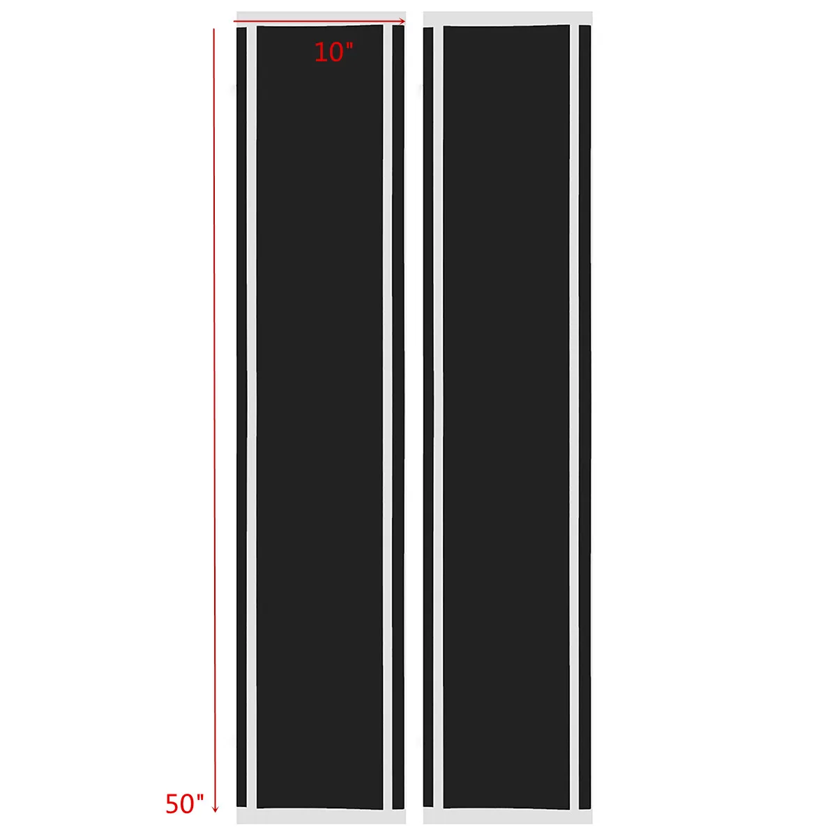 

Pair Hood Racing Rally Stripes Auto Graphic decal Vinyl car truck universal