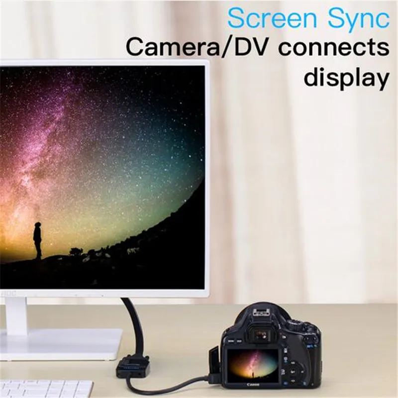 Vention Micro HDMI к VGA кабель папа женскому адаптация аудио Джек и микро USB конвертер для