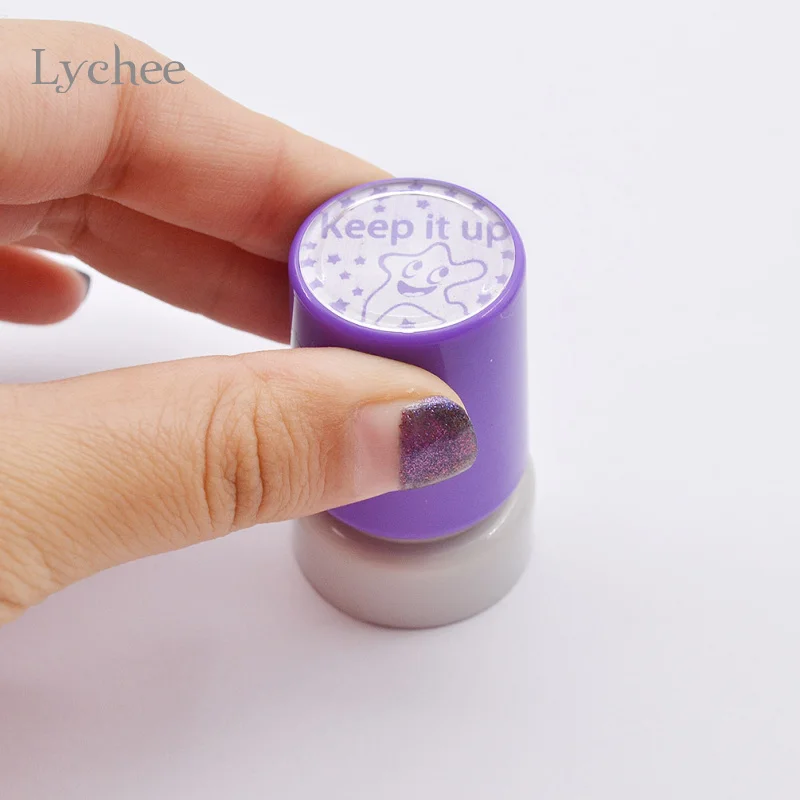 

Lychee Life 1pc Self Inking Comment Stamp for Teachers Kids Decorative Stamps for Scrapbook DIY Scrapbooking