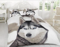 husky wolf 3d luxurious duvet cover sets reversible bedding sets by laura secret