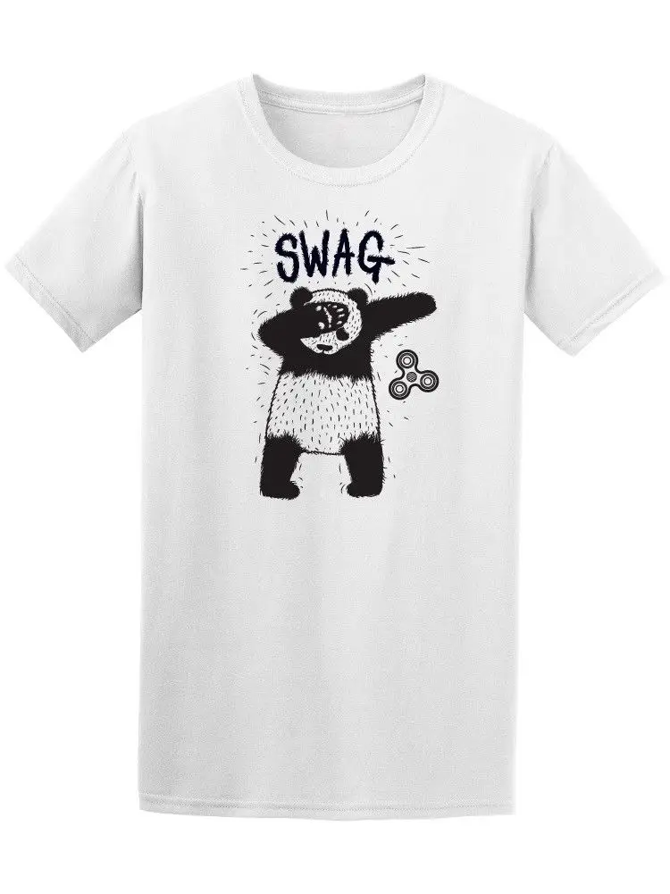 Swag Panda Dab Непоседа счетчик Для мужчин тройник короткий рукав базовые Топы топы