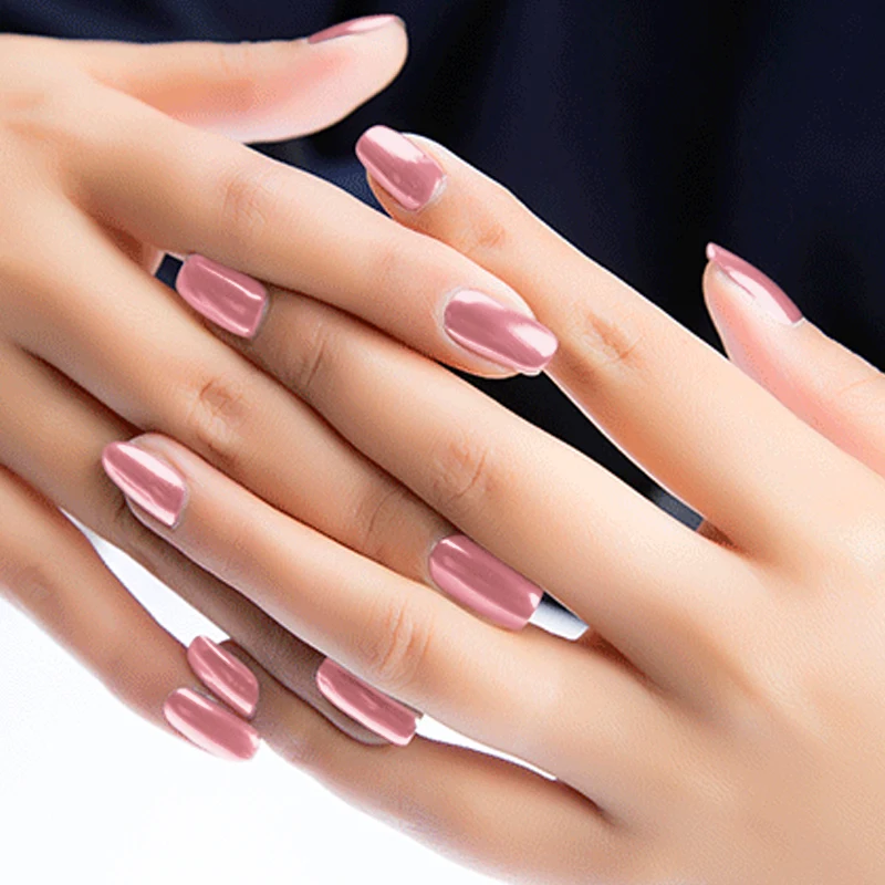 

ROSE GOLD Mirror Nail Glitter Chrome Effect Pigment 100% REAL Mirror Powder Rose Gold Chrome Effect Pigment (w) ROSE GOLD CHROME