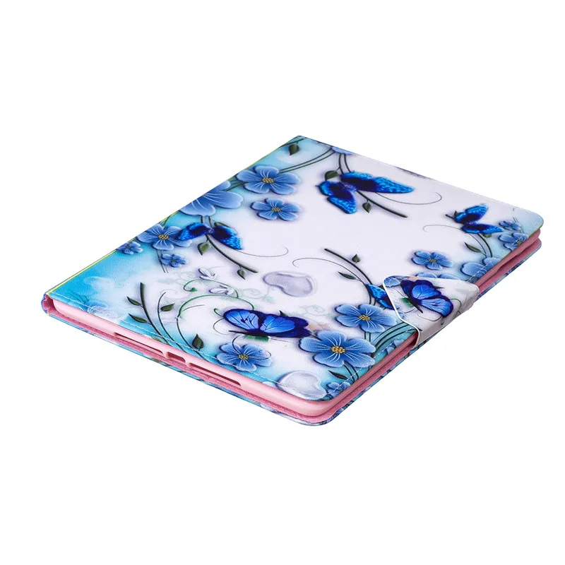 Wekays для Apple Ipad Air Ipad 5 с милым рисунком кота кожи(полиуретан) с откидной крышкой с функцией подставки чехол для IPad Air IPad 5 IPad5 9," Чехол для планшета