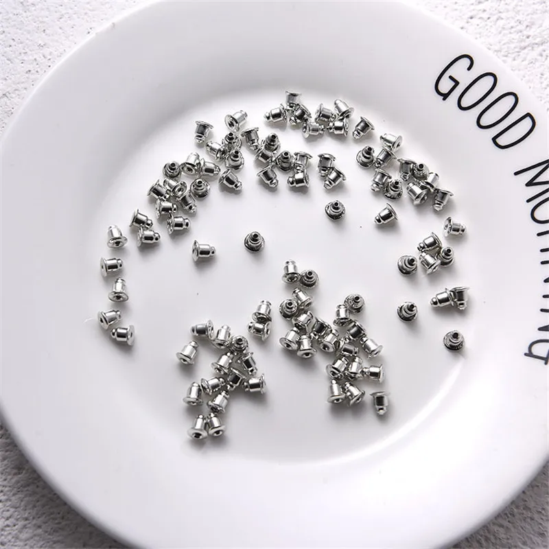 500 шт./лот серьги с заглушкой в форме пули гвоздики фурнитура для изготовления