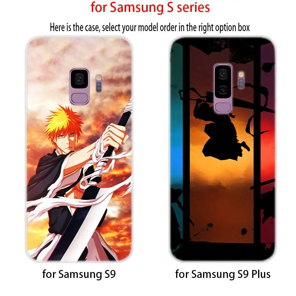Soft Silicone Case For Samsung S21 S20 S11 S10 S9 S8 Plus lite 11e 10e Uitra S7Edge unny Bleach Anime | Мобильные телефоны и