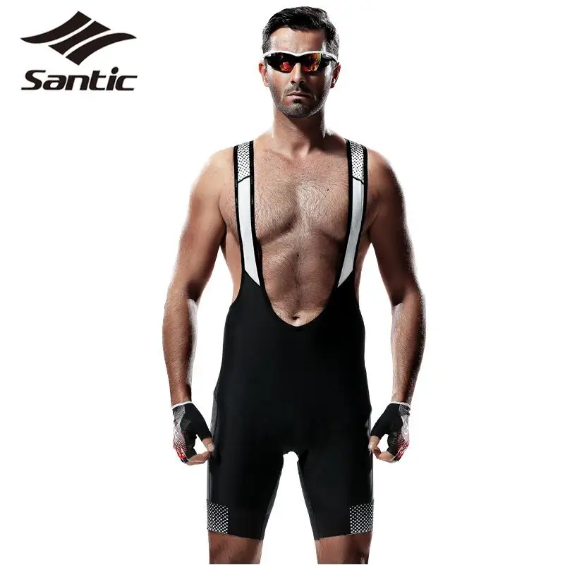 Santic оригинальные мужские велосипедные шорты дышащие профессиональные + 4D с