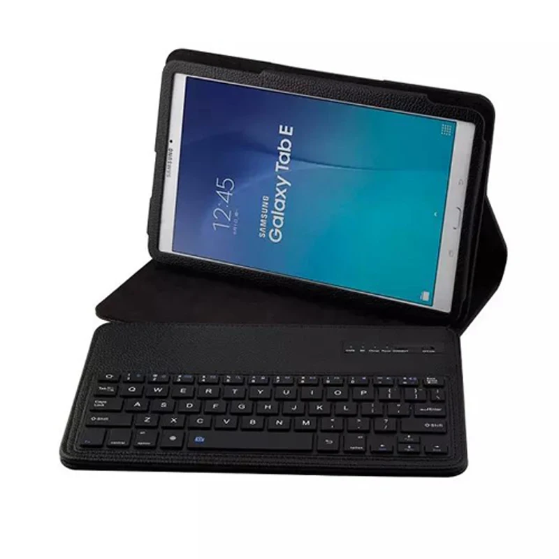 2 в 1 Съемный беспроводной Bluetooth клавиатура и защитный чехол из искусственной кожи