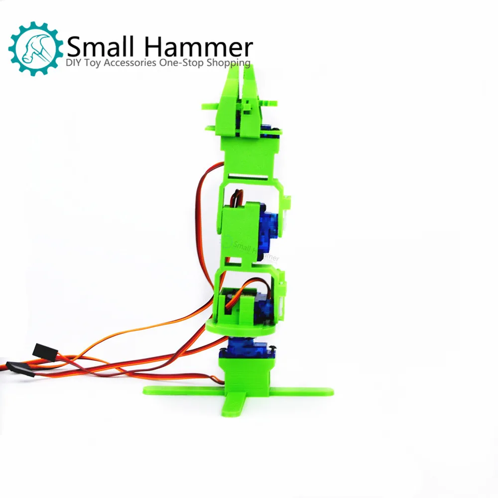 SNAM5900 3D печать четыре градуса свободы робот рука DIY сборка sg90|Наборы для сборки