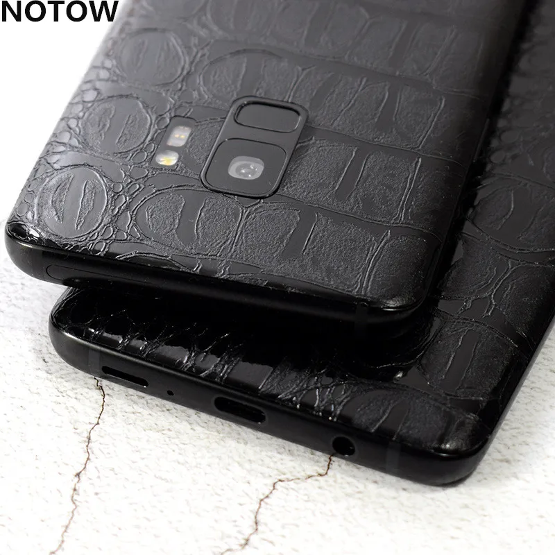 NOTOW модная наклейка из крокодиловой кожи ПВХ пленка для мобильного телефона
