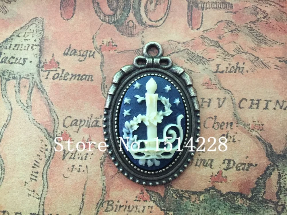 

Free shipping! Antique Bronze Metal Alloy Cameo bowknot oval Cameo Setting Pendant jewelry charms(inner Size 18*25mm)