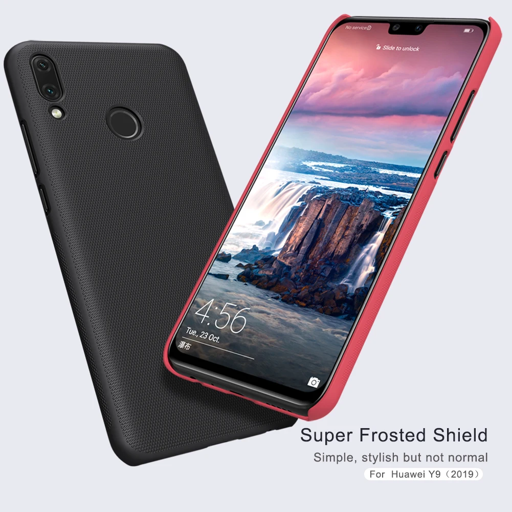 Чехол для Huawei Y9 2019 оригинальный матовый чехол Nillkin жесткая задняя крышка из ПК