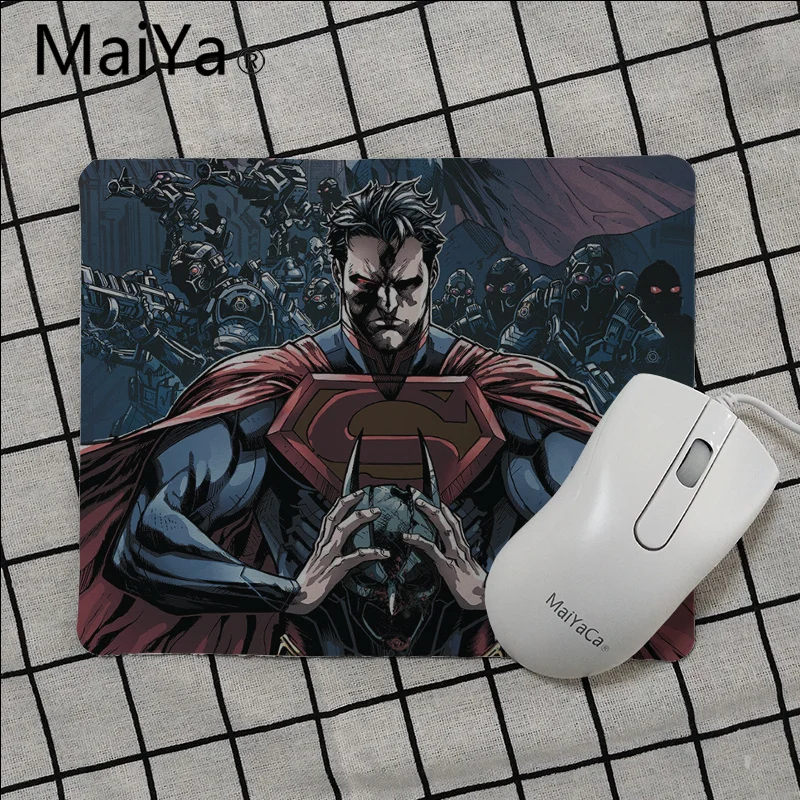 No Lock Edge18x22cm Maiya, высокое качество, DC hero, Супермен, ноутбук, компьютер, коврик для мыши,,, игровой коврик, мышь - Цвет: No Lock Edge18x22cm