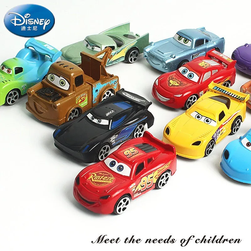 2018 Disney Pixar Cars 3 Lightning McQueen Jackson Storm Mater литая модель автомобиля игрушка