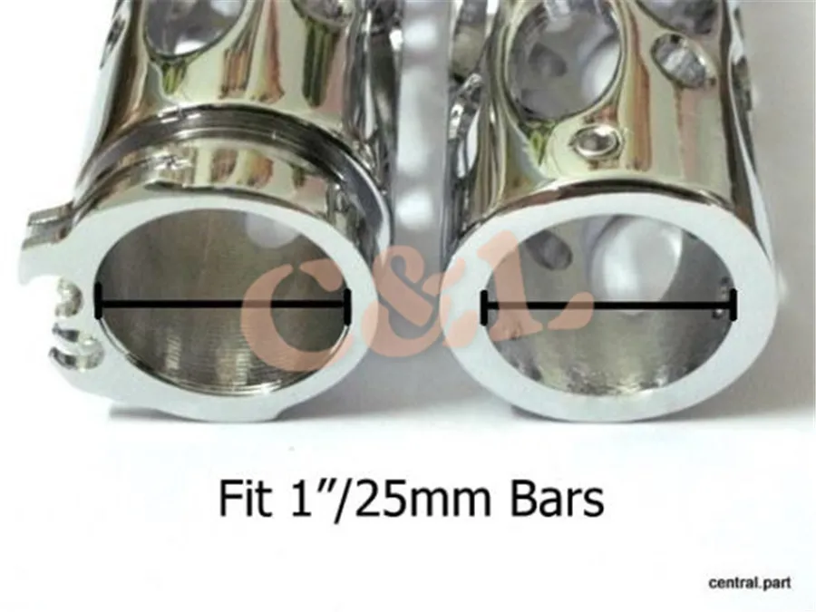 Универсальный серебристый держатель для мотоцикла 1 дюйм алюминиевая ручка с