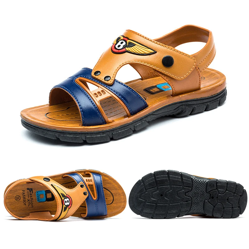 Мальчиков летние сандалии обувь для детей Водонепроницаемый пляжные открытый