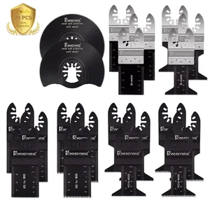 WHDZ 20шт 50-54HRC реставратор пилы металлические деревянные Осциллирующие Мультитул быстросъемные пильные диски подходят для ручного инструмента Fein