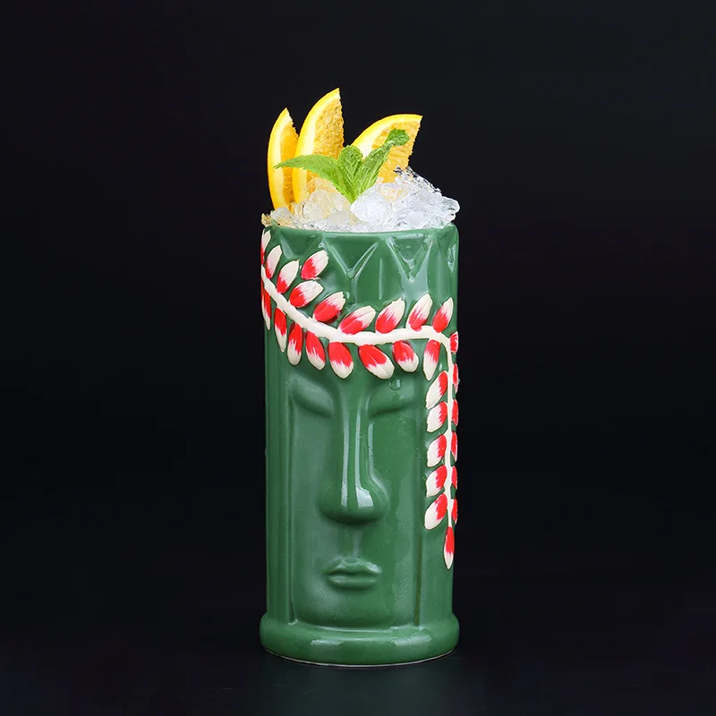 Новая индивидуальная Гавайская Коктейльная чашка Tiki для девушек летняя