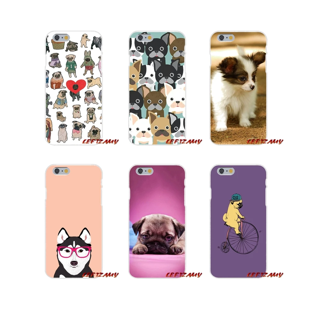 Силиконовый чехол для телефона Puppies Cubs Dogs Poodle Pug Doggyc Huawei P Smart Mate Y6 Pro P8 P9 P10 Nova P20 Lite Mini