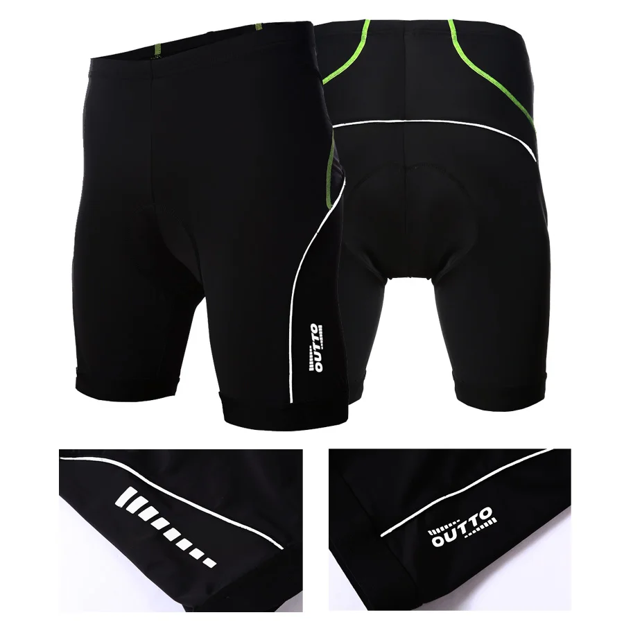 Outto Men's Cycling Shorts Gel Padded Compression Tights ciclismo Breathable Road Bike Reflective Bicycle | Спорт и развлечения