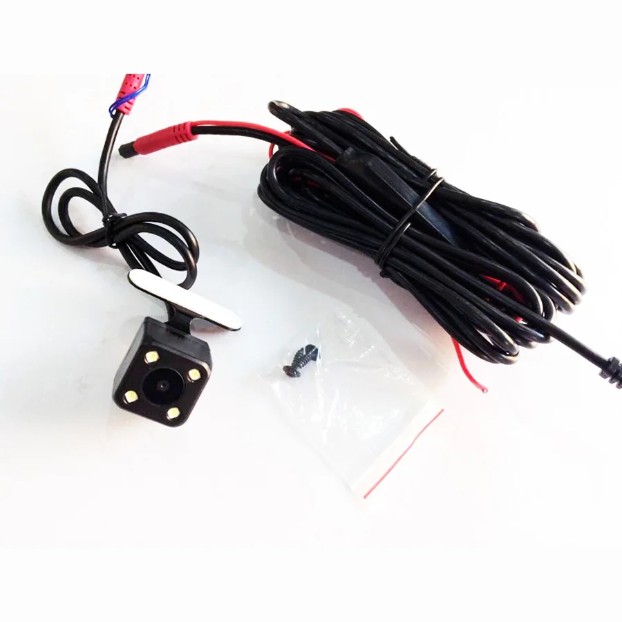 

WHEXUNE 2019 NEW Digital signal Rear camera with 6 meters cable kits special for Android GPS dual lens Mirror car camera