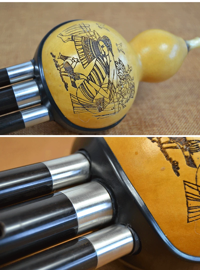 Черное дерево/трубка из палисандра профессиональная флейта Хулуси тыква