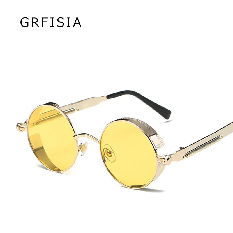 Grfisia Роскошные стимпанк Солнцезащитные очки для женщин Для мужчин весна Очки