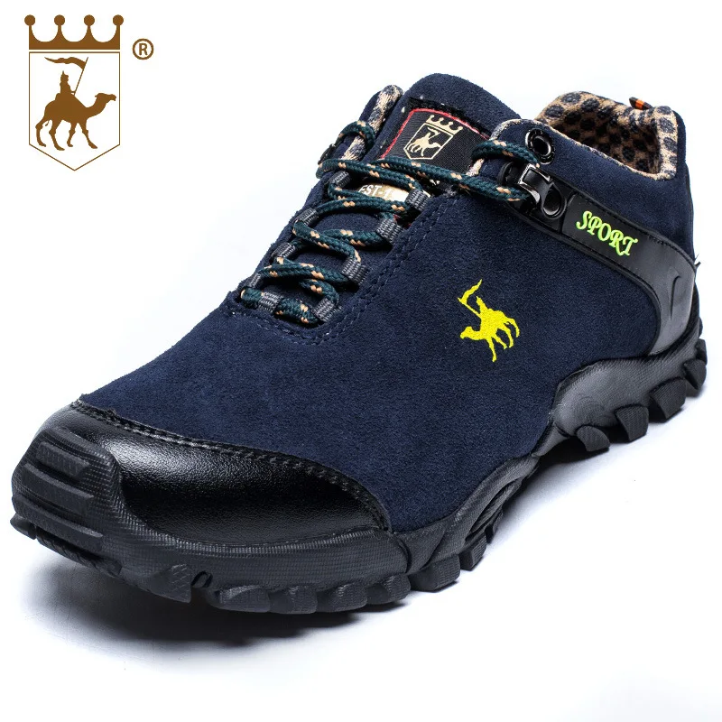 BACKCAMEL Shoes Men's Autumn Genuine Leather Men Waterproof Rubber Boots Non-slip Retro Outdoor Walking Casual | Обувь